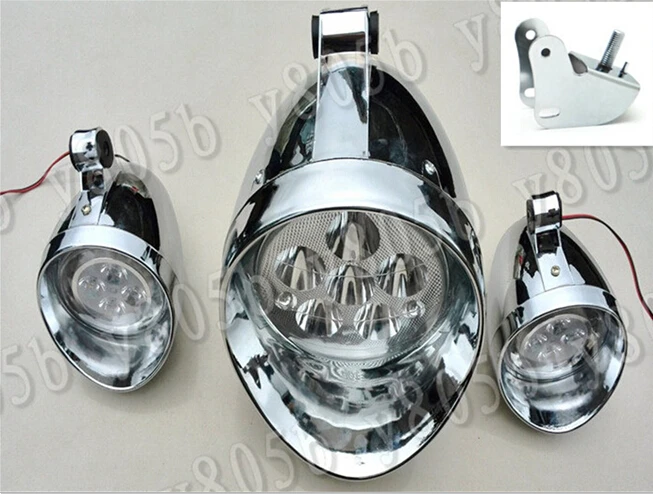 Motorcycle 7&quot LED Headlight+ Spot Light For Honda Shadow Spirit Sabre Aero ACE Steed VLX 400 600 1100 DLX VTX1300 1800 Magna VF |