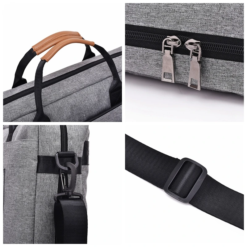 Сумка JZ CHIEF Fit для ноутбука 16 дюймов женщин и мужчин Холщовый портфель компьютера