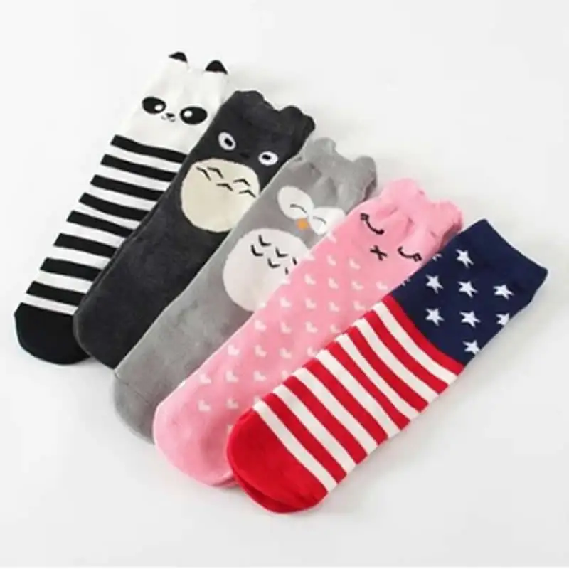 Одежда для мальчиков и девочек детские носки малышей милые Хлопковые гольфы