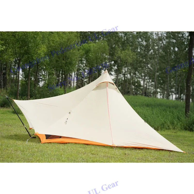 TFS 30d silnylon 2 человека/4 человека Пирамида профессиональный открытый 3 Сезона