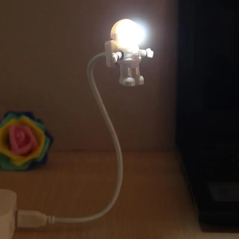 USB для чтения книг светильник светодиодный Ночной светильник для Спальня ночника дети космонавта книга стол светильник для портативных ПК