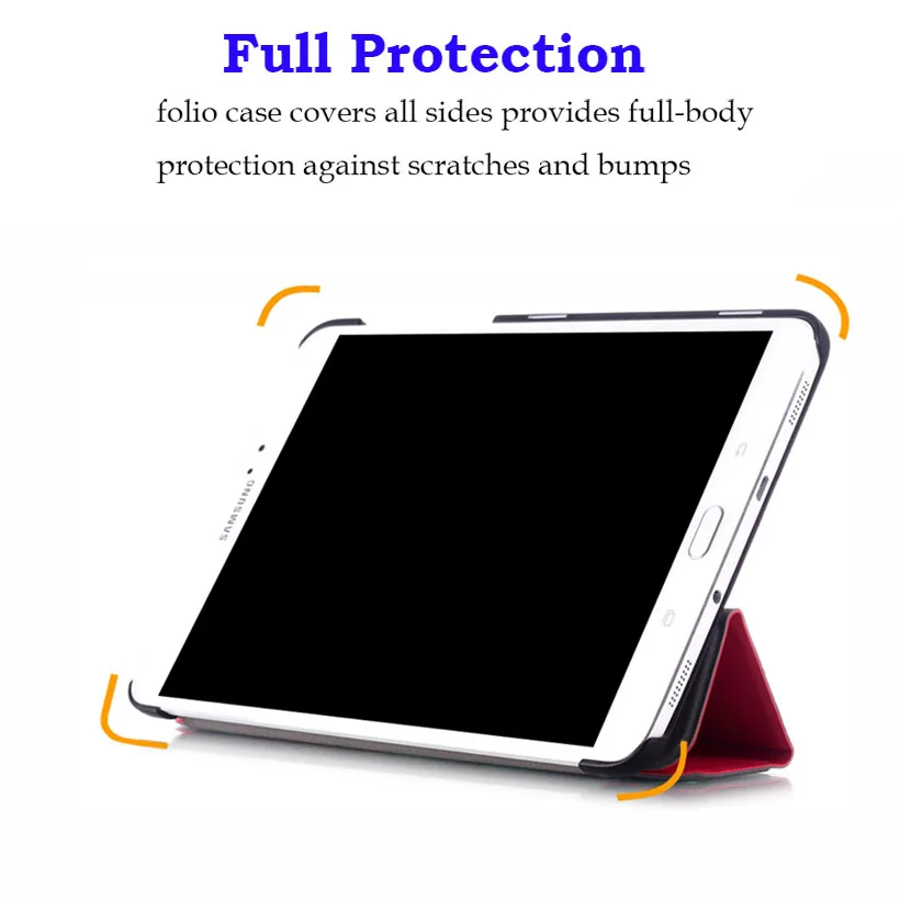 Чехол из искусственной кожи для Samsung Galaxy Tab S2 8 0 T710 T713 дюймов защитный чехол