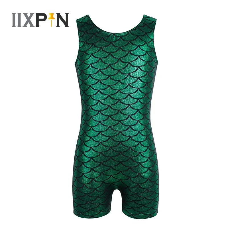 IIXPIN/Детские гимнастические трико для девочек Балетные костюмы цельнокроеные