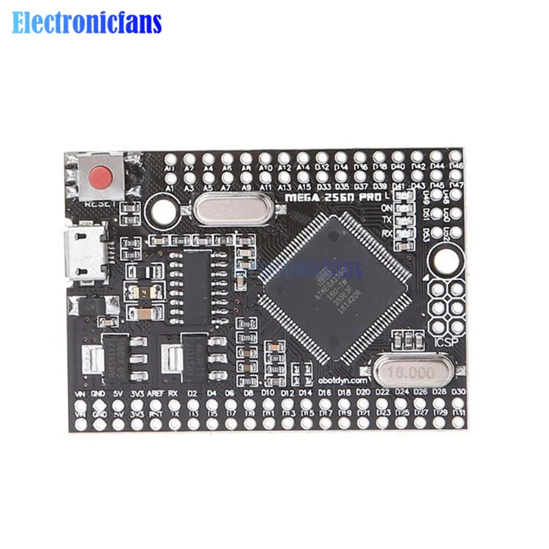 Mega2560 Pro ATmega2560 16AU USB CH340C встроенный CH340G ATMEGA2560 чип с штыревыми головками для Arduino