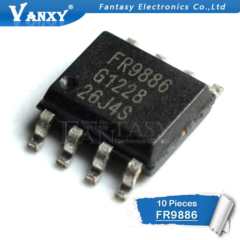 10 шт. FR9886 SOP8 9886 СОП SMD FR9886SPGTR лапками углублением SOP-8