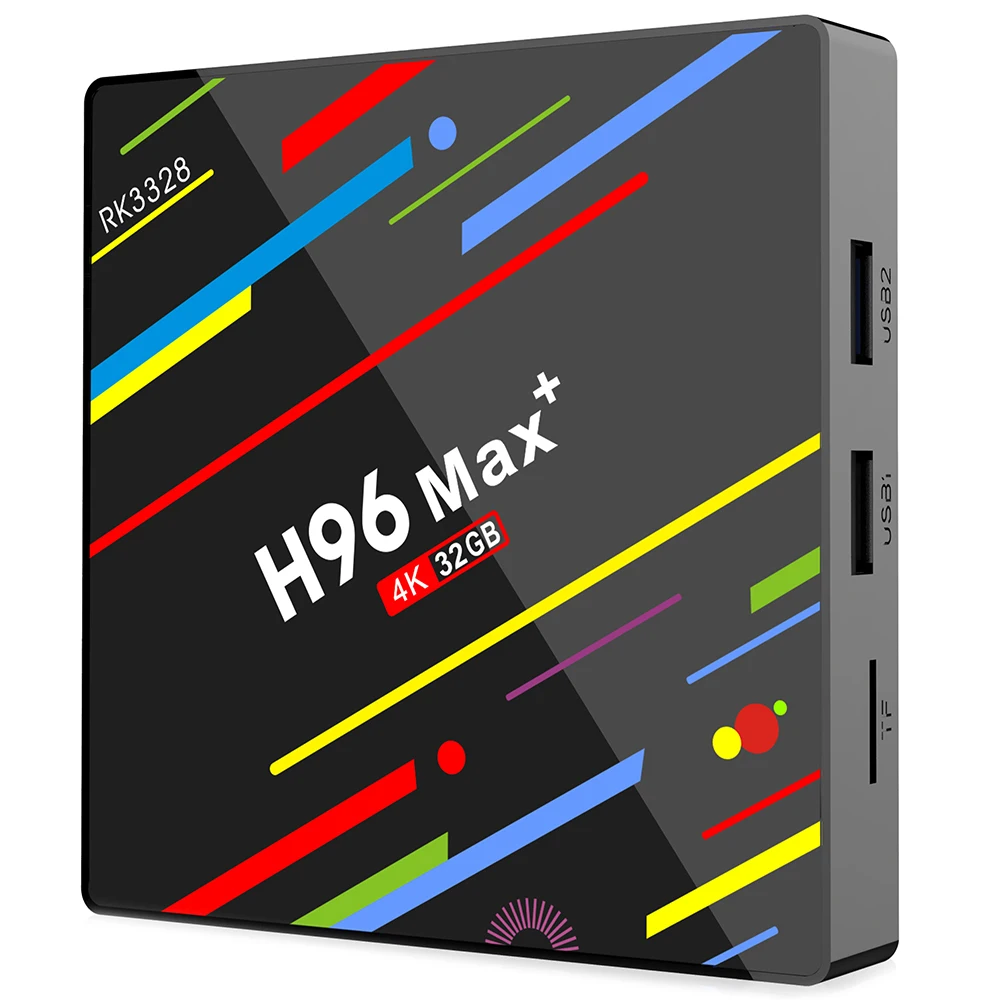 ТВ приставка H96 MAX + RK3328 Android 8 1 4 Гб ОЗУ 32 64 ПЗУ 2 4G WiFi 100 Мбит/с HDMI 4K медиаплеер H.265 Smart
