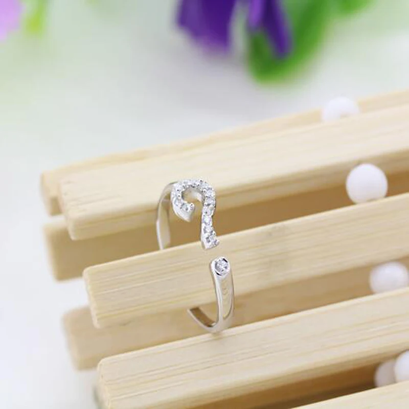 Женское кольцо из стерлингового серебра 925 пробы изысканное с цирконием