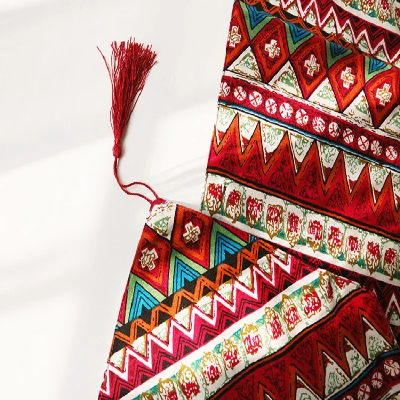 Хлопковый постельный стол в средиземноморском стиле флаг лен трехцветная