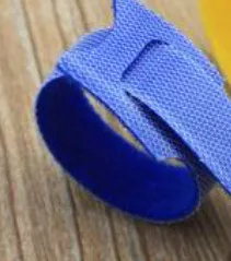 blue 20 шт. кабельные стяжки крюк и петля крепежная лента волшебный нейлоновый ремешок петли диски липучка кабельные стяжки гаджет - Цвет: blue
