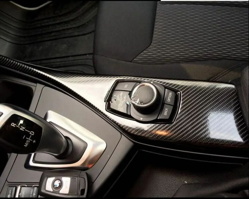 5D Black Carbon Fiber Film Automobile Styling Change Car/Vehicle Exterior Vinyl High Glossy Car Stickers With Size |