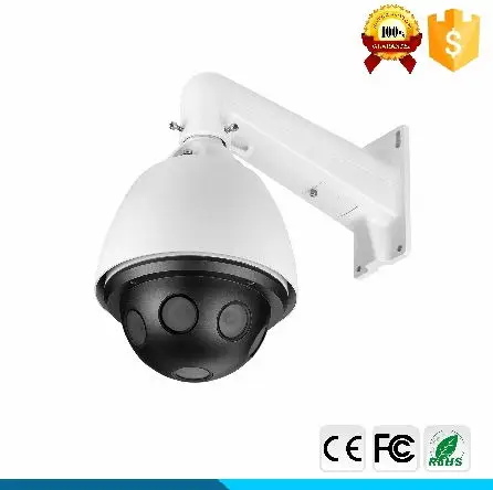 360 градусов мульти-изображение 15MP (5x3 0 MP) HD 4X Объектив IP IR Высокоскоростная