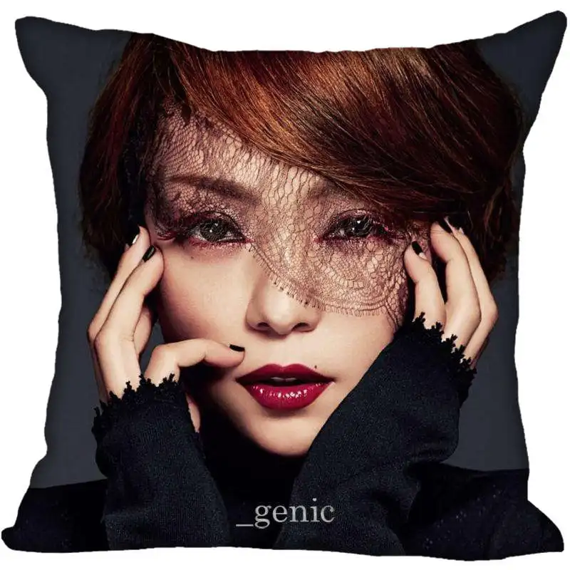 Индивидуальная квадратная наволочка Namie Amuro художественные картины мягкие 60x60 см наволочка на молнии 1 шт. Наволочка на заказ больше размеров - Цвет: 23