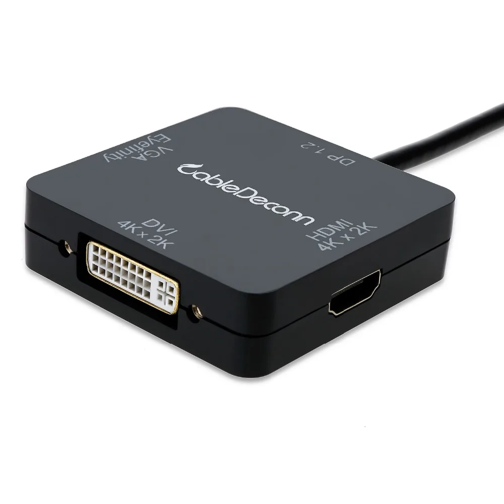 Док станция Thunderbolt 2 Mini displayport для hdmi 4K vga dvi многопортовый адаптер конвертер кабель