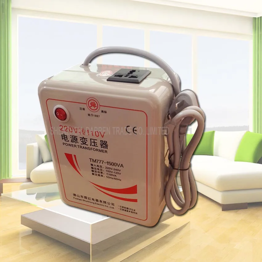 

1 PC 1500w 1.5KVA Step Down Voltage Converter Transformer 220v-240V to 110v-120V