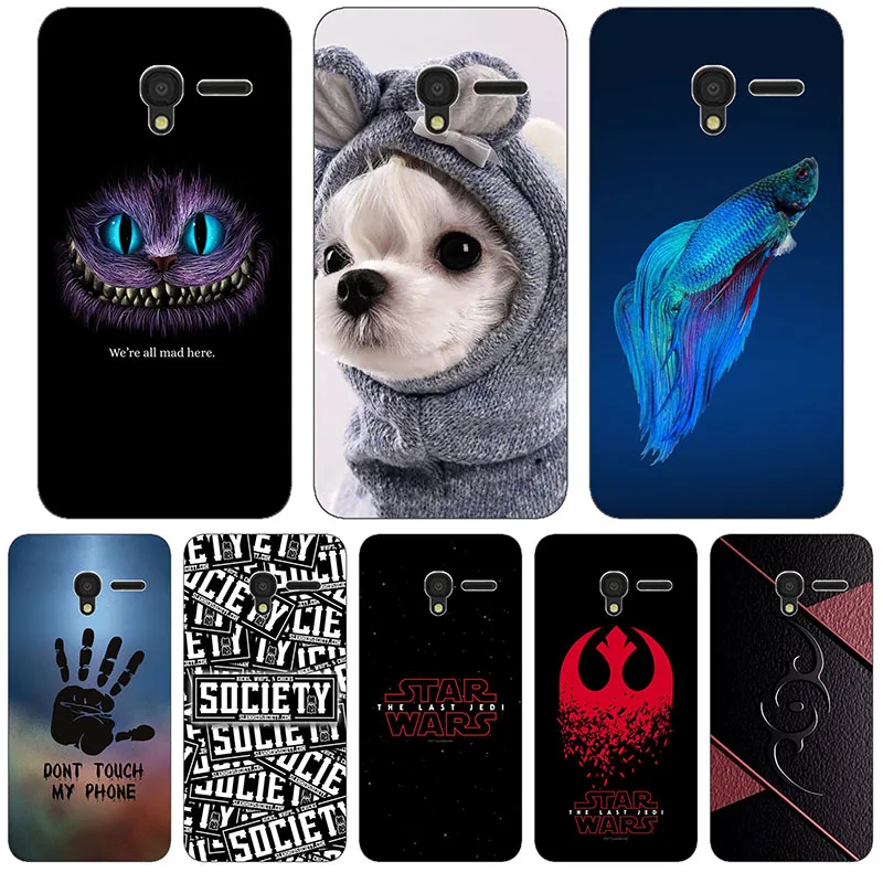 Милый Модный цветочный чехол для ALCATEL One Touch Pixi 3 4 5 &quot5017 5019 5019D чехлы с рисунком
