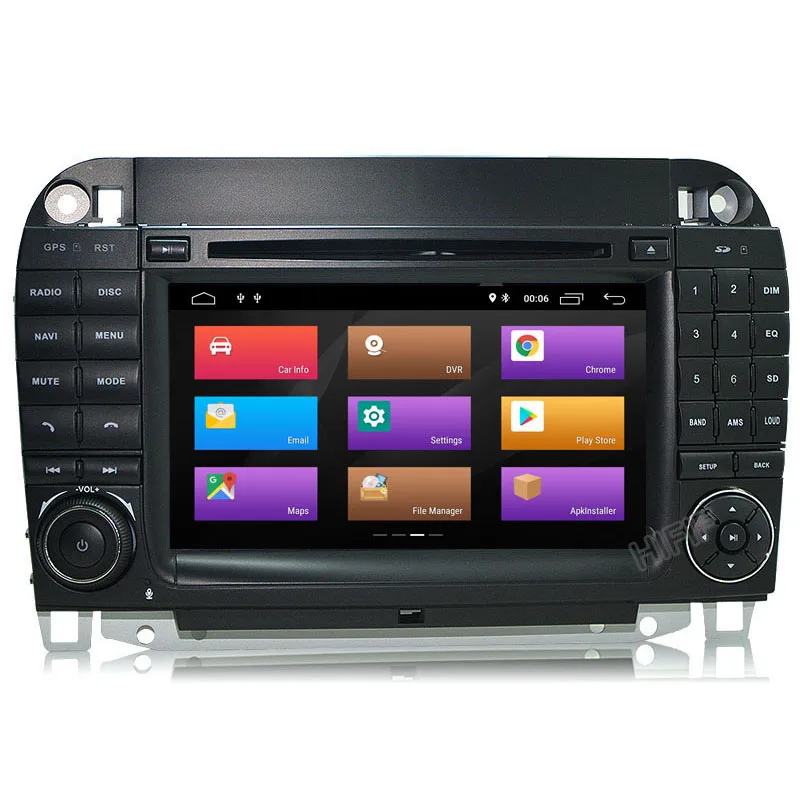 Автомобильный DVD-плеер Andorid 9 0 2 Din 7 дюймов для Mercedes/Benz/W220/W215/S280/S320/S350/S400/S500/CL600 S Canbus GPS