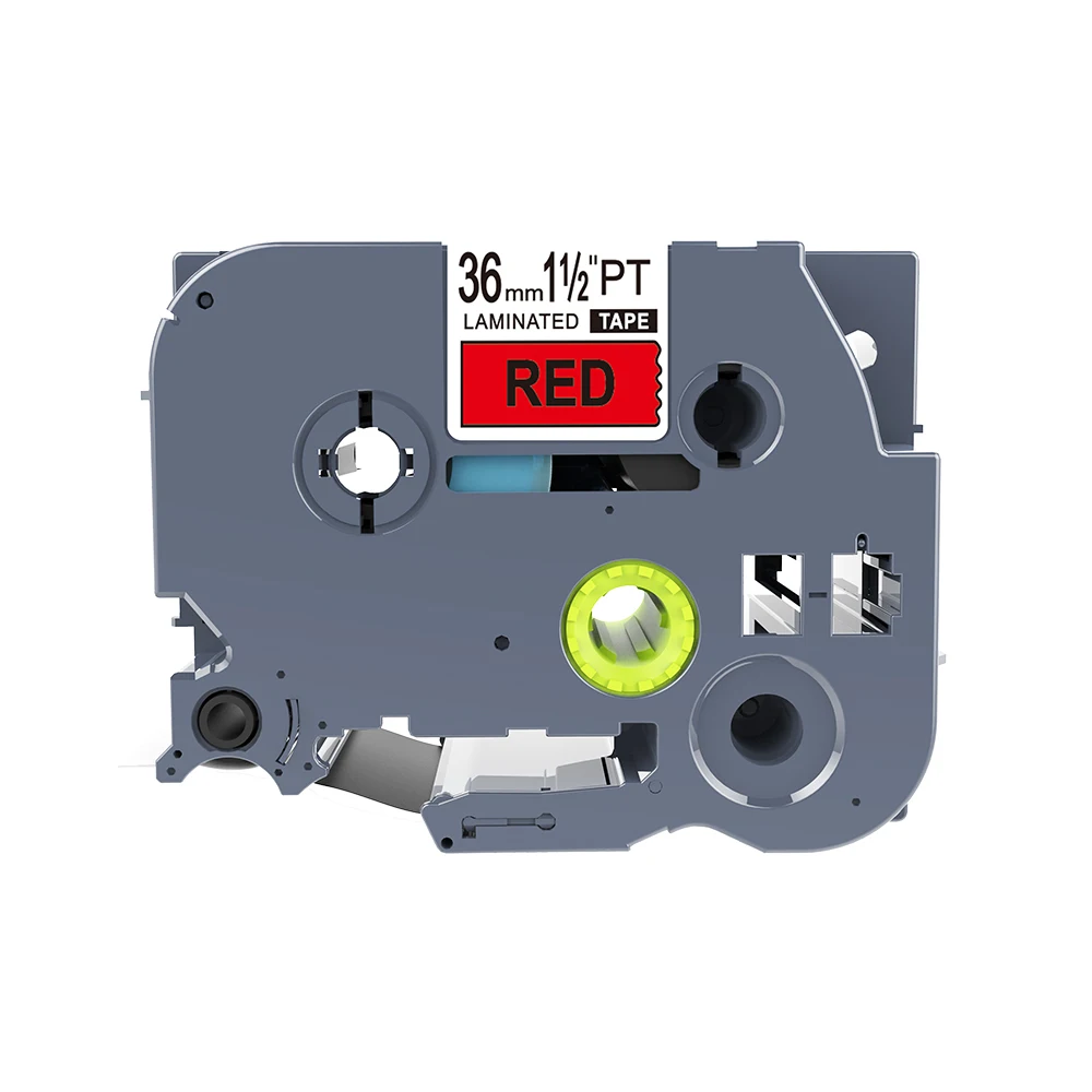 Black On Red 1 шт. совместимая лента Tz263 TZe-263 для Brother P-touch TZ ламинированные ленты 36 мм синий на белом PUTY принтер ленты - Цвет: Black On Red