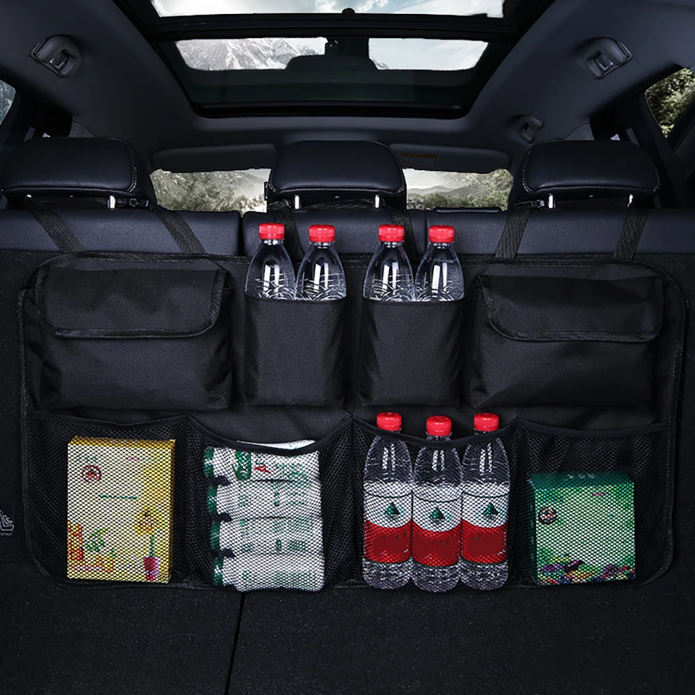 Автомобильный органайзер для багажника автомобильные органайзеры спинки