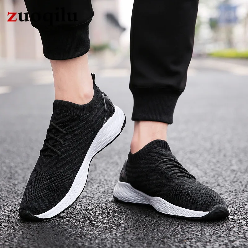 Сетка Мужская обувь Повседневное 2019 мужские со шнуровкой zapatillas hombre дышащие