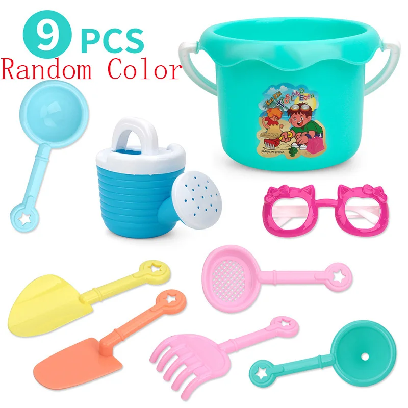 Летние пляжные игрушки для детей набор песочного автомобиля ведро с морским