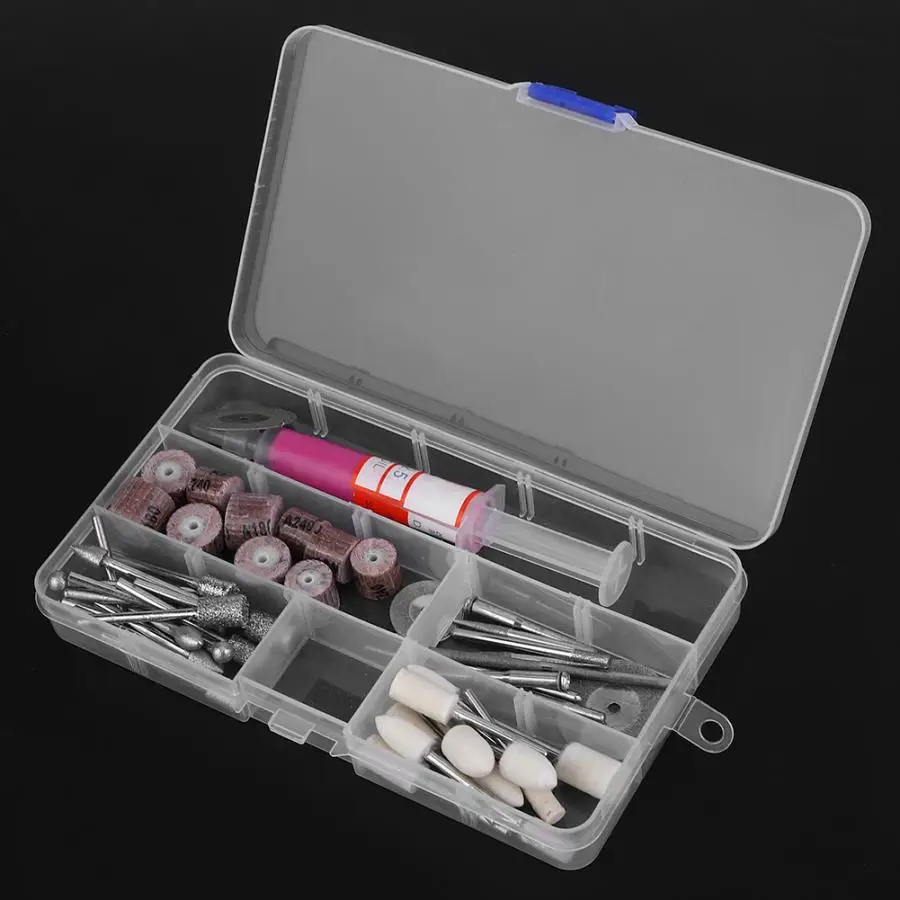 Электрический шлифовальный станок набор для полировки гравировки и обработки камня вращающихся абразивных