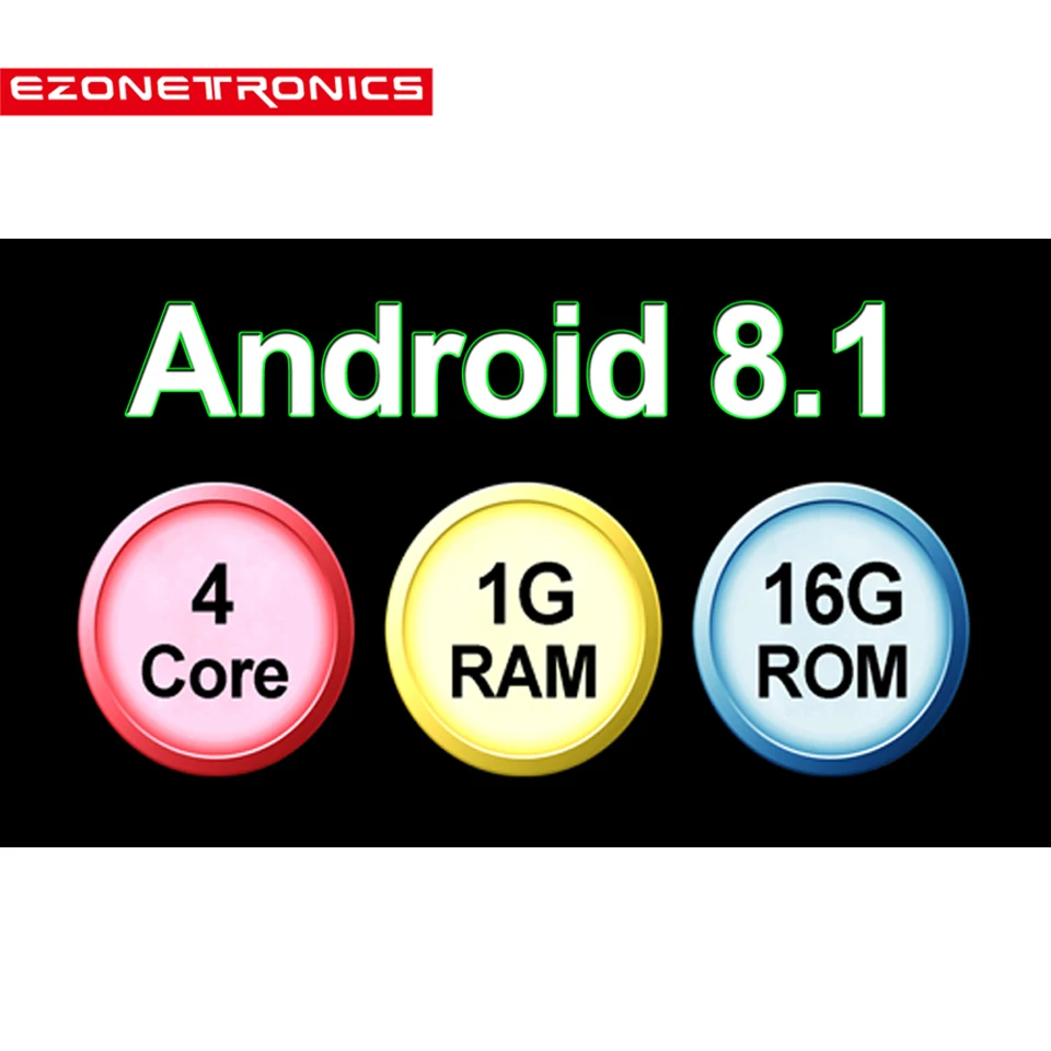 RAM1G16-Mic 2Din Android 8,1 четырехъядерный DDR2G-32G автомобильный Радио Мультимедиа Видео плеер Зеркало Ссылка Универсальный Wifi Bluetooth Авто Стерео gps RDS - Color: RAM1G16-Mic