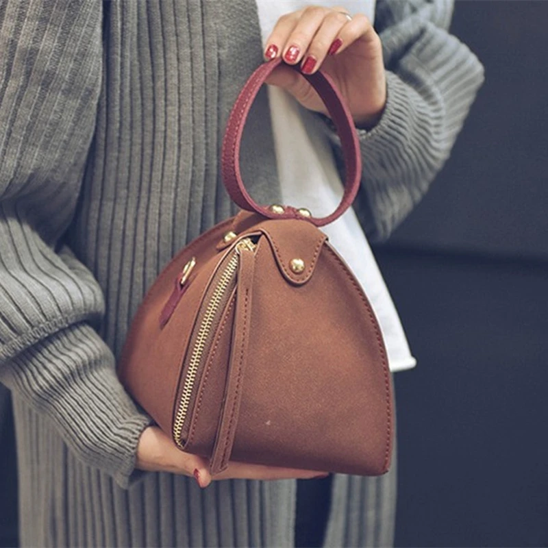 Мода Сумка Простой Винтаж Повседневное Для женщин сумка женская Твердый чехол