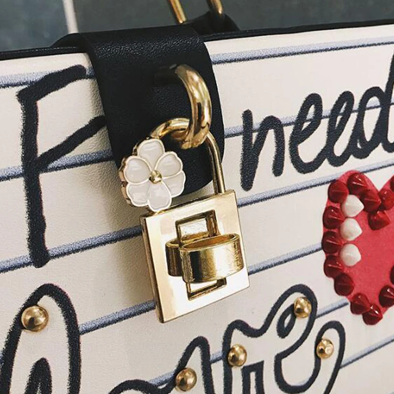 

Women Fashion PU Leather Letter Printed Crossbody Tote Bag Shoulder Coin Bags Messenger