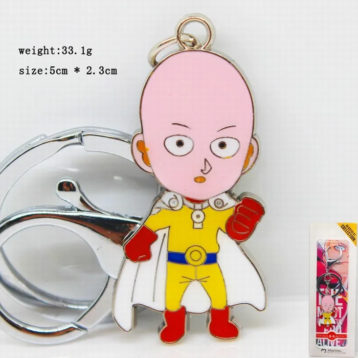 Игрушки для мужчин ONE PUNCH фигурка Сайтама брелок кукла подвеска брелки из