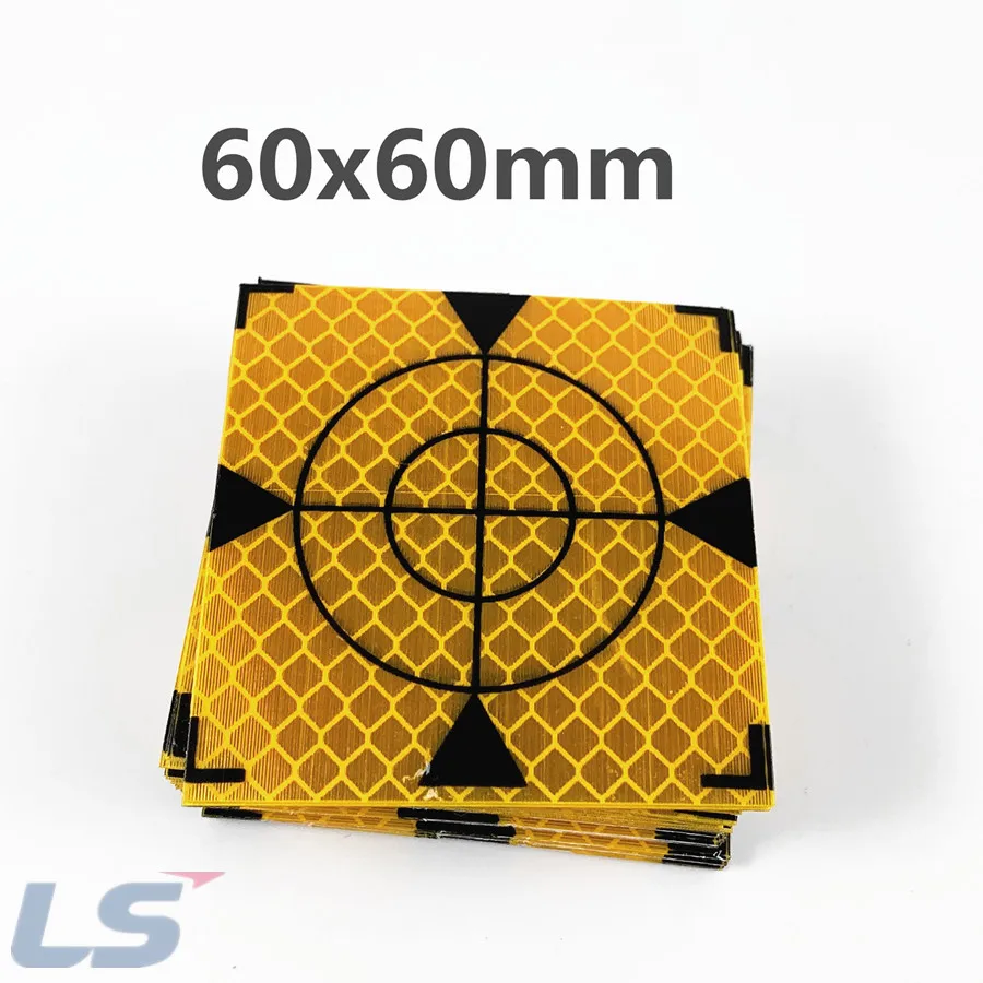 20 шт. отражающий лист 50x50 60x60 мм для sokkia topcon nikon trimble общая станция съемка