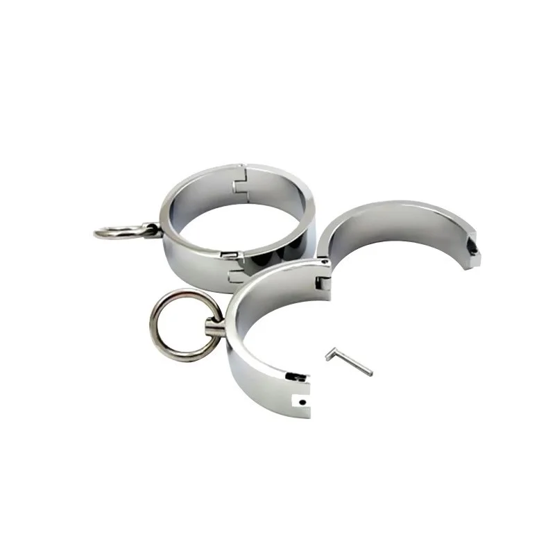 Height 20mm Dia 55/60/70/85mm Zinc alloy metal handcuff ankle bondage restraint BDSM for male female couple game sex toy |