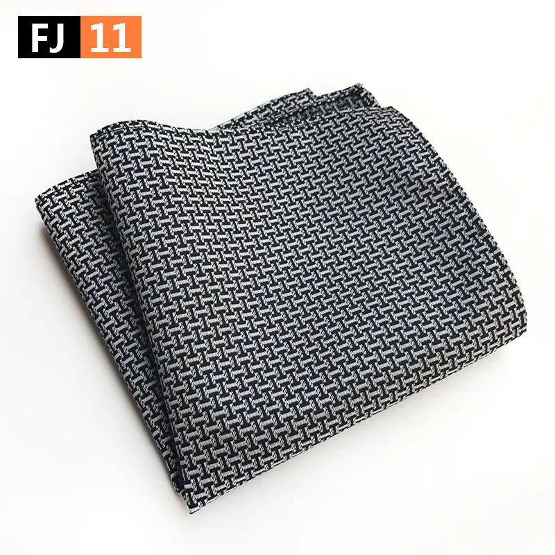 FJ11 Мода 25*25 см мужской Карманный квадратный шелк платок корейский Пейсли точка носовой платок с цветочным узором Свадебная вечеринка подарок Пейсли дизайн - Цвет: FJ11