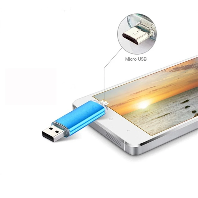 Цветной OTG 8G 16G 32G 64G Мобильный USB флеш накопитель usb флешка Флешка Смартфон Внешняя