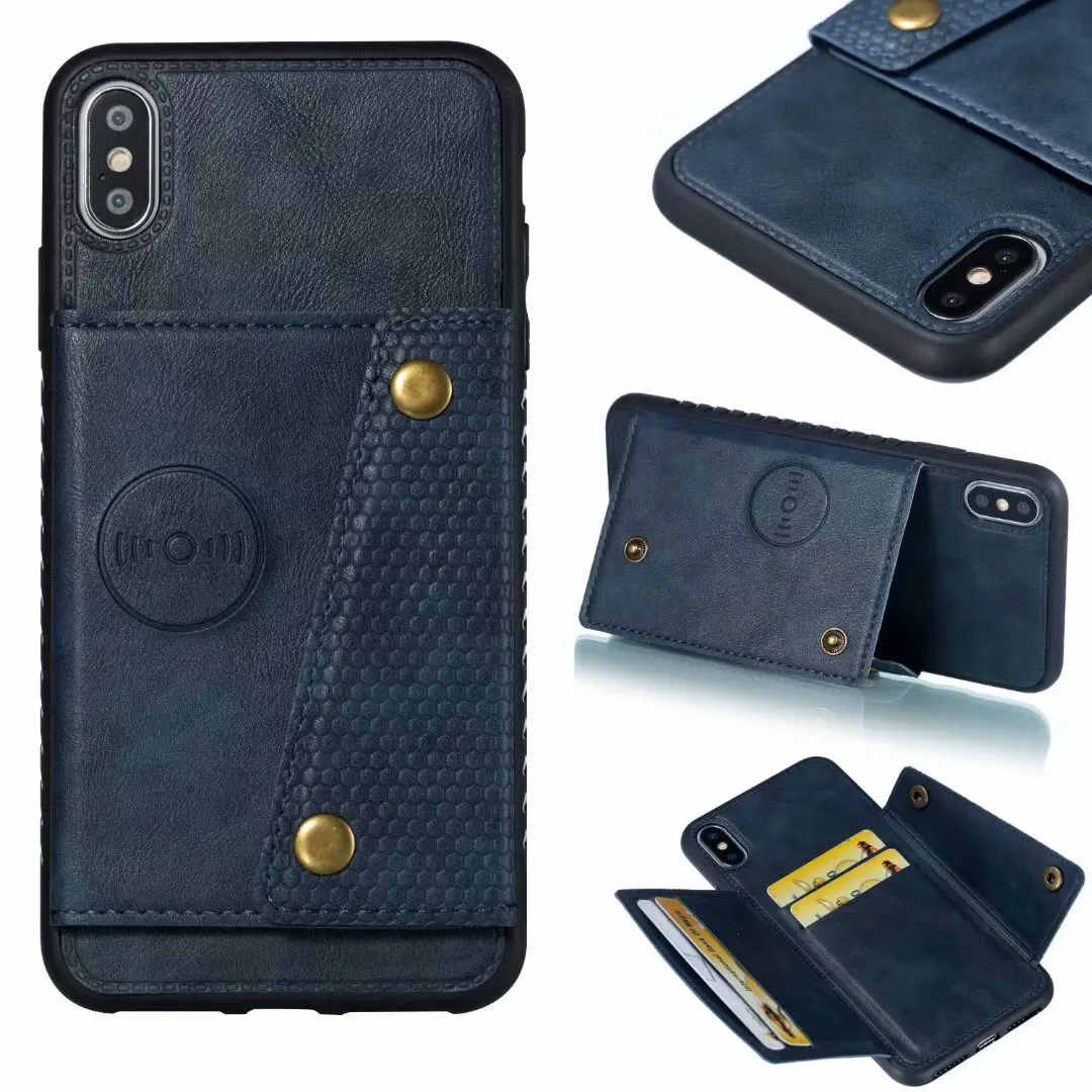 Кожаный чехол-кошелек Tikitaka для iPhone11Pro, XR, XS, Max, 11, 8 Plus, деловой адсорбционный чехол для iPhone8, 7, 7 Plus, 6, 6 S, чехол