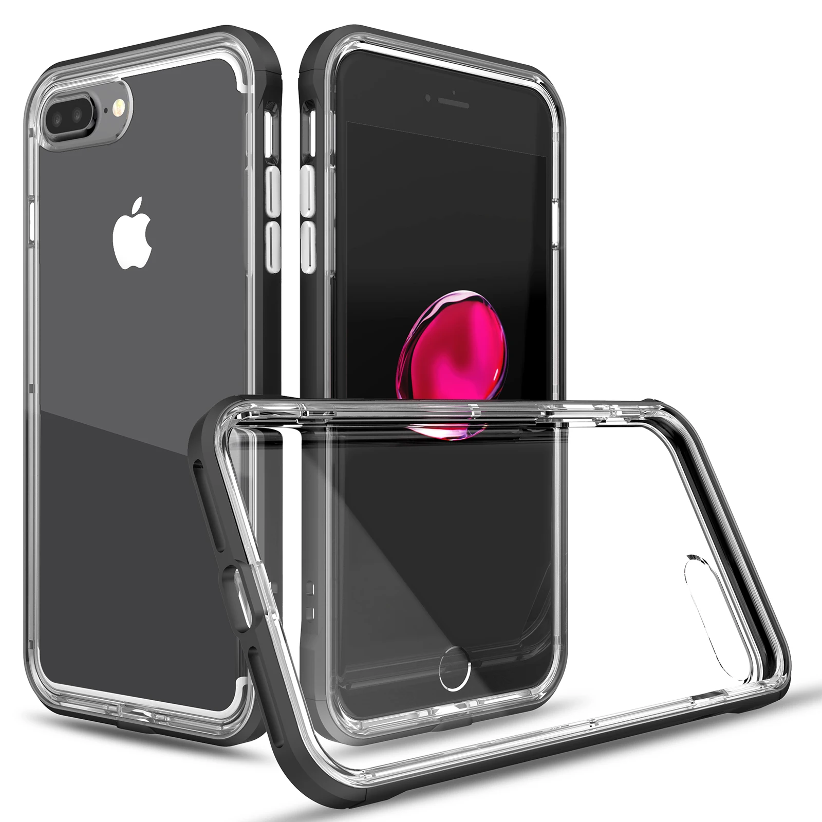 Iph 7 Plus высокое качество прозрачный силиконовый чехол для телефона iPhone плюс 5.5