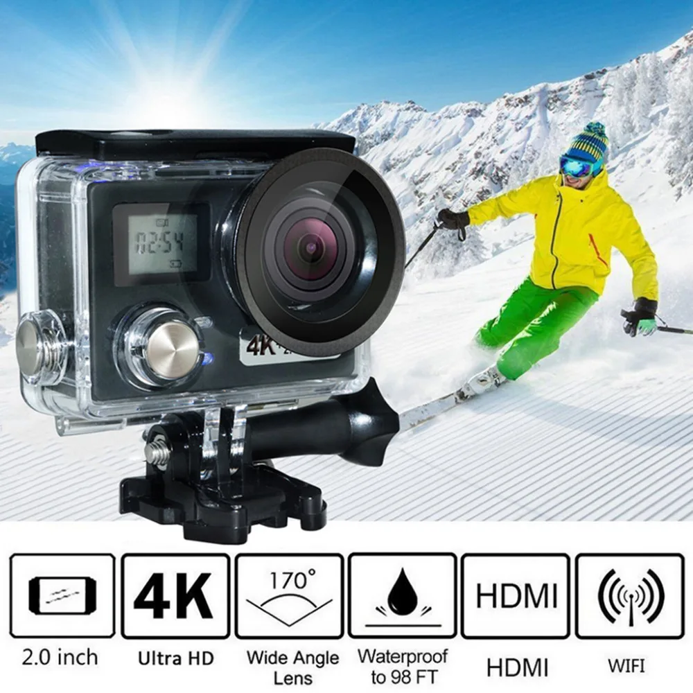 Водонепроницаемая Экшн-камера 2 0-дюймовый ЖК-экран HD DV DVR видеокамера D.14 |
