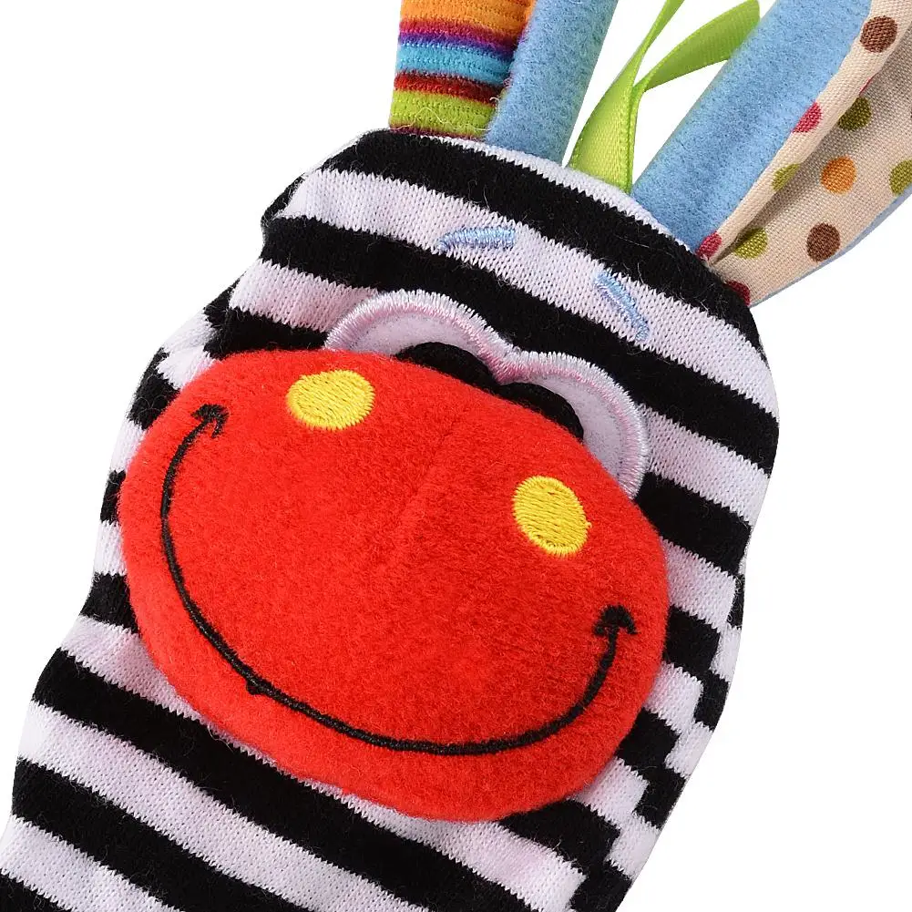 

RCtown 4PCS Newest Wrist Rattles Hands Foots finders Baby Infant Soft Toy Developmental by lanlan