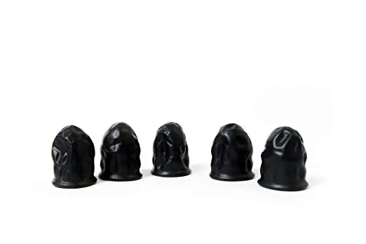 500 штук/Корд. Черные перчатки для татуировок на пальцах латексные резиновые