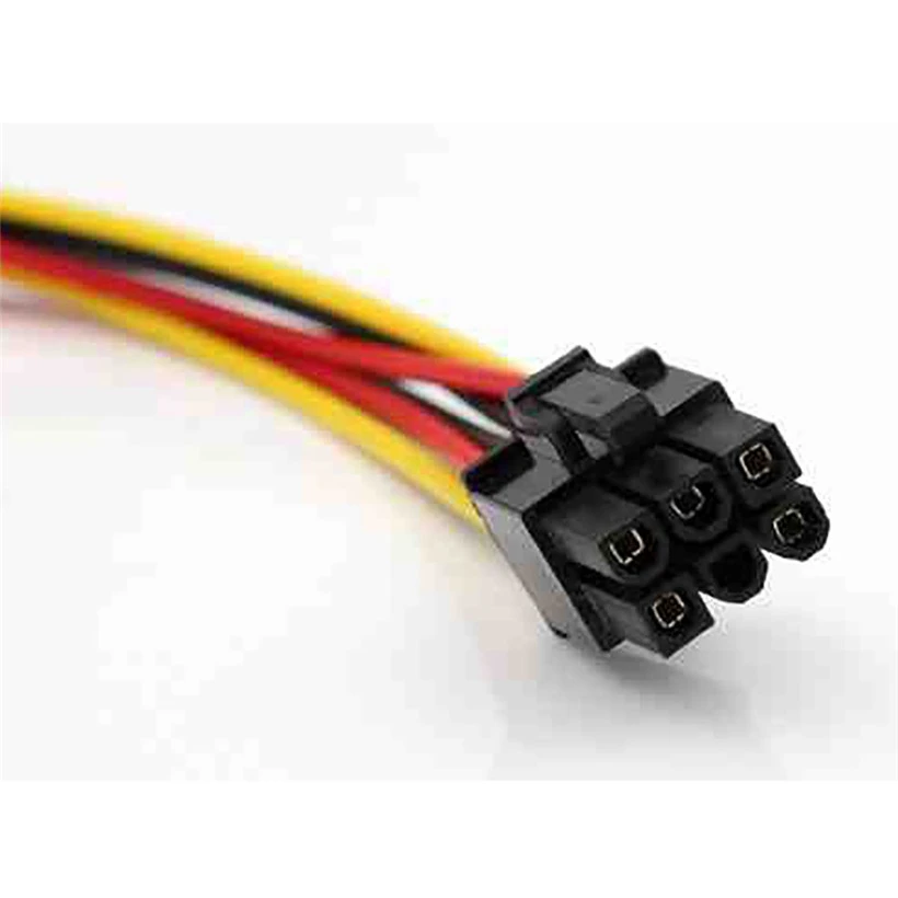 Усовершенствованный кабель адаптера ATX IDE Molex Power Dual 4-6-Pin PCI Express PCIe видеокарта