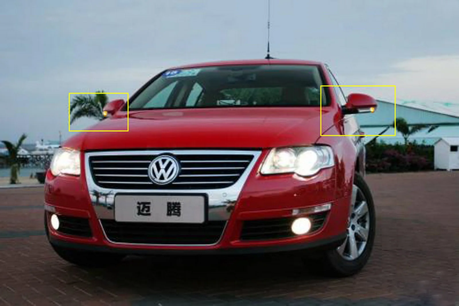 Зеркальный индикатор поворота ANGRONG для VW MK5 GolF Passat EOS|Сигнальная лампа| |