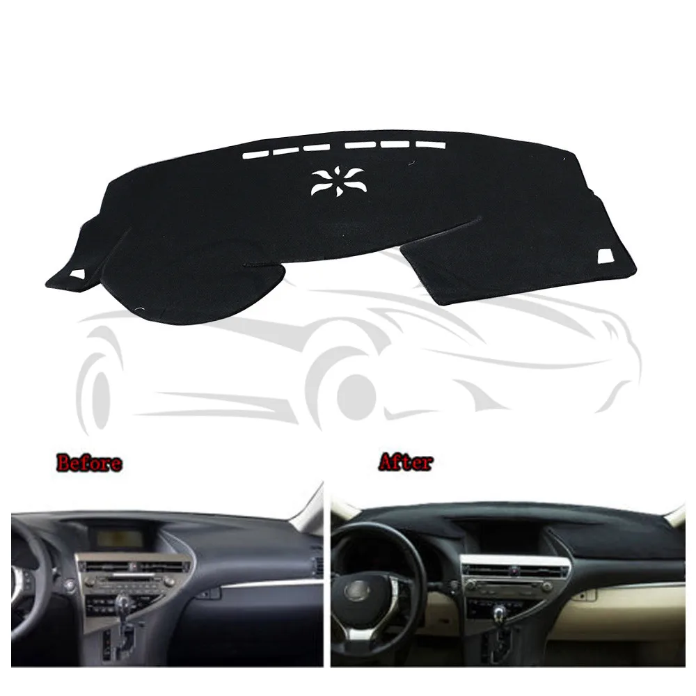 Cloudfireglory для LEXUS RX 350 450H 2010 2011 2012 2013 Черный приборной коврик для приборной панели навес от солнца ковровые покрытия для леворульных автомобилей
