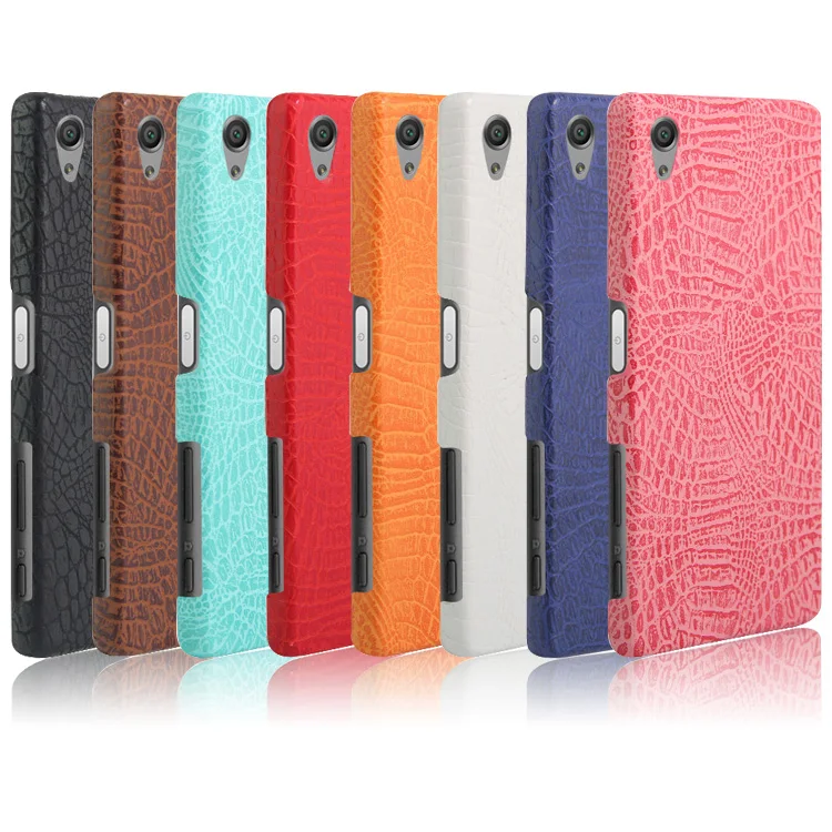 Для sony Xperia X X1 ударопрочный чехол из крокодиловой кожи F5122 F5121 ультра тонкий Funda X 1 Capa F 5122 5121 жесткий чехол из поликарбоната
