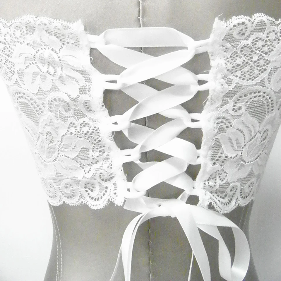 2018 сексуальный белый кружевной бюстгальтер без бретелек наборы