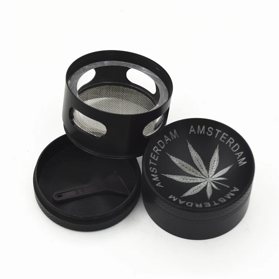 4-Layers Spice Mill Tobacco Smoking Detectors Pipes Grinding Smoke Herb Grinder Tobacco Crusher Smoking Accessories