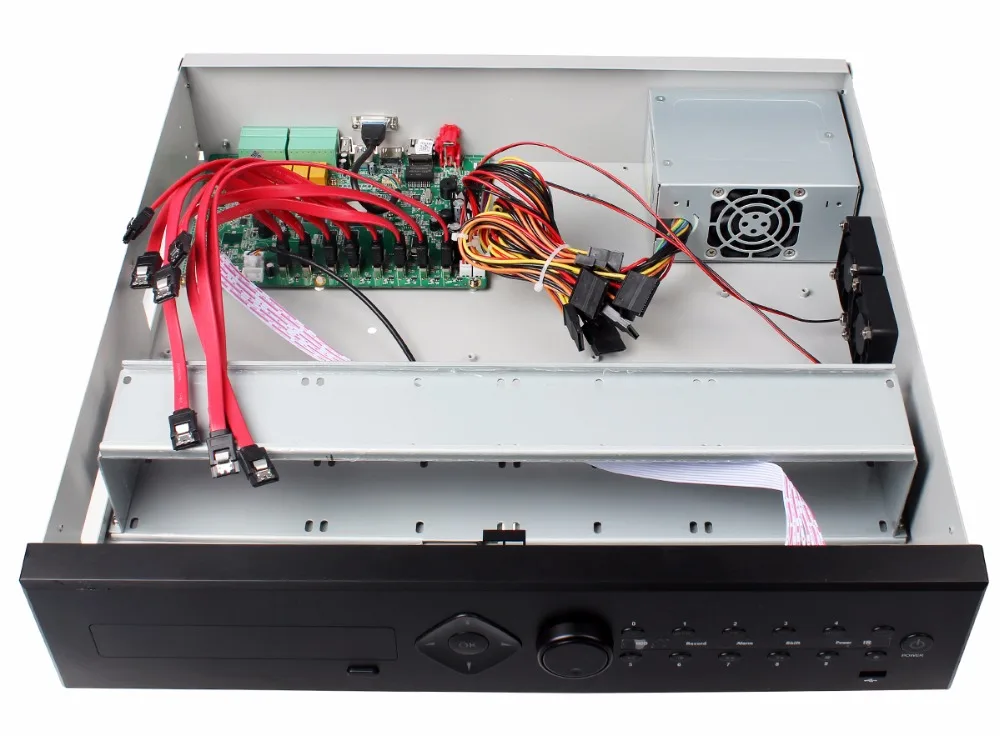 64CH 1080P CCTV NVR HI3536 H.265/H.264 24CH 5MP/36CH 4MP/64CH 1080P CCTV рекордер оповещения по электронной почте обнаружения движения NVR 8 портов SATA