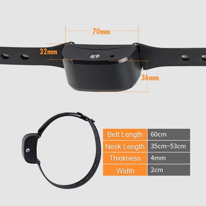 

Pet Dog Training Collar Rechargeable Spray Collar Anti Barking Waterproof Safe & Automatic Anti Bark Device for Dogs Sound Alarm