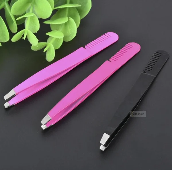 1 шт. пинцет для бровей из нержавеющей стали|eyebrow tweezers|stainless steel eyebrow tweezereyebrow clip |