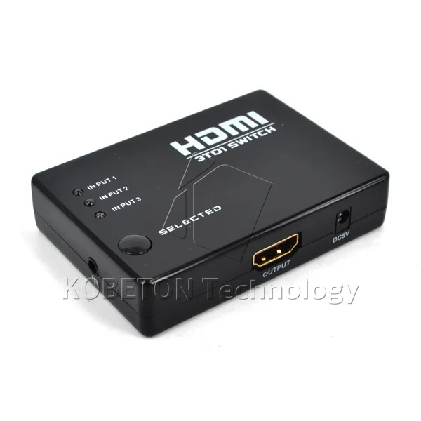 3 Порты видео коммутатор PLC сплиттер совместимому с HDMI концентратор в 1 для PS4 Xbox One