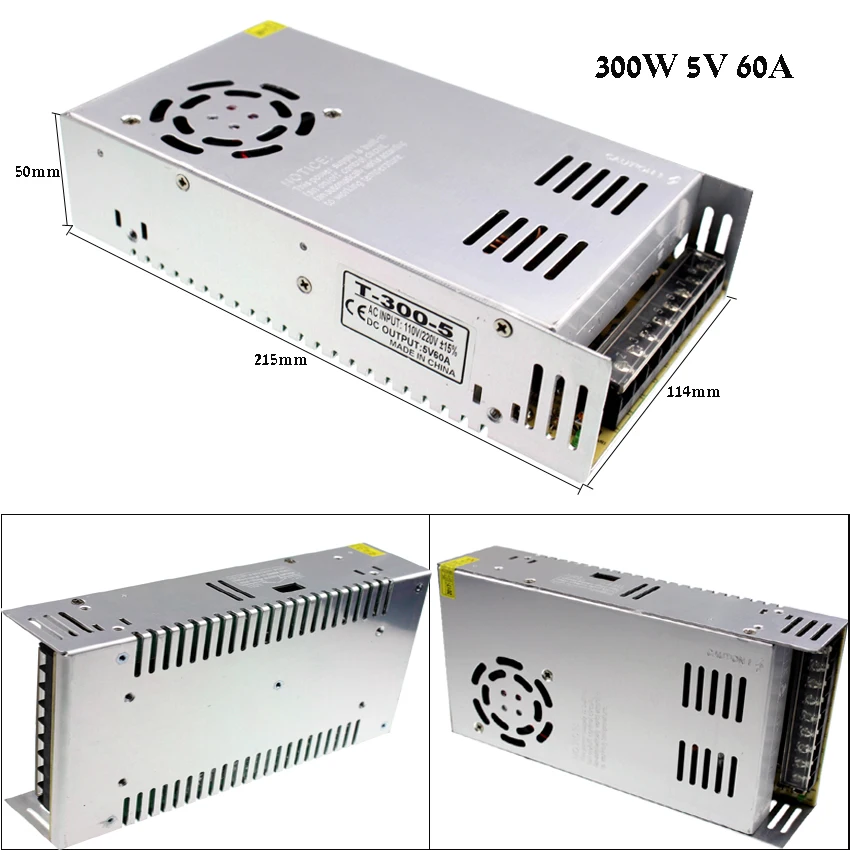 Импульсный источник питания 5 В 2a 3a 5a 10a 20a 30a 40a 50a 60a ac 220 В к dc 5 В блок питания 5 вольт alimentatore smps