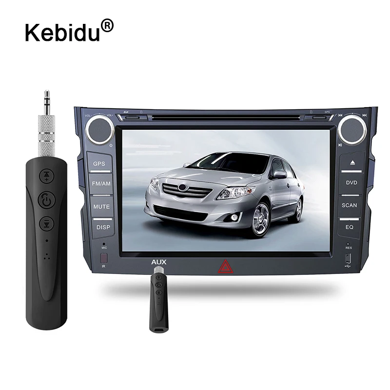 Kebidu AUX 3 5 мм I8 наушники Bluetooth беспроводной приемник mp3 плеер аудио автомобильный